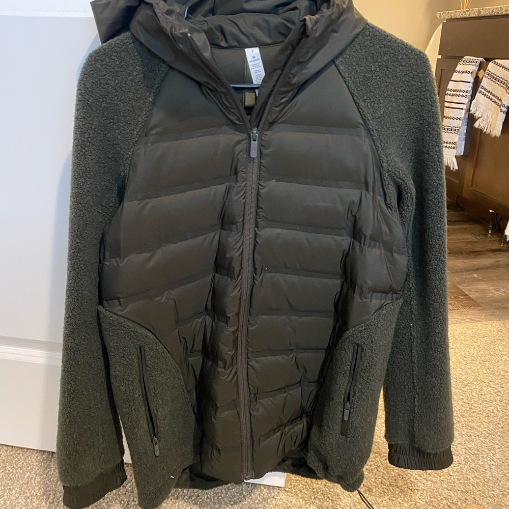 Lululemon puffer/ sherpa coat